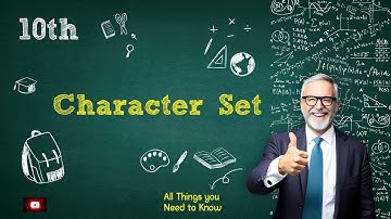 Character Set in C Programming Language | Chapter 1 | 10th Computer | New Book