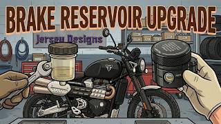 Front Brake Reservoir Upgrade for a Triumph Scrambler 1200 XE