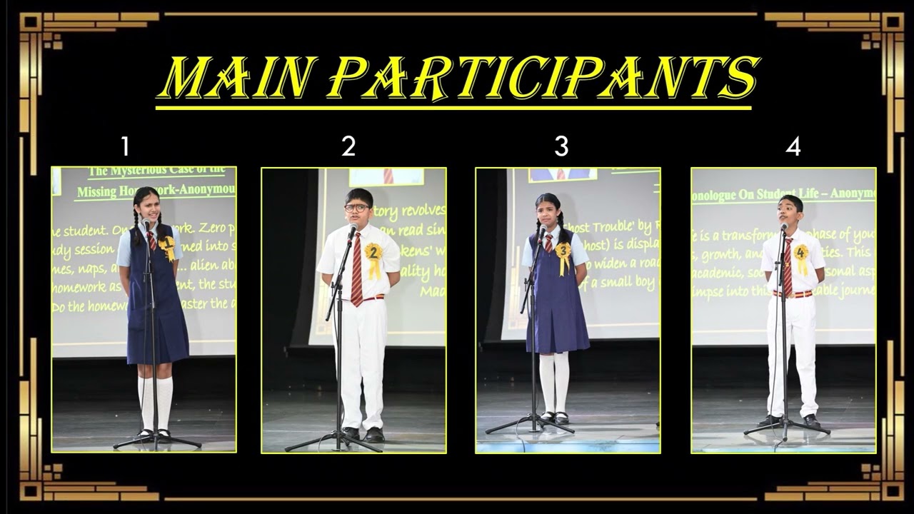 The Bishop’s Co-ed School, Undri (English Elocution VI-VII) 2025