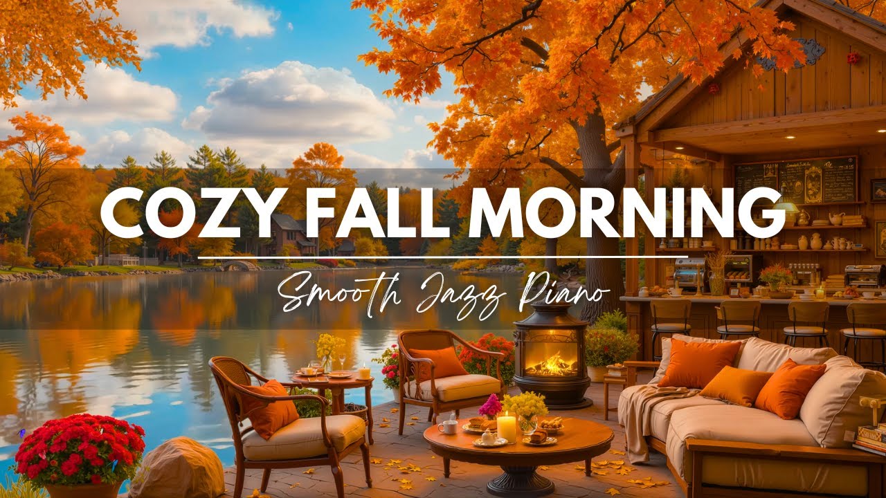 Cozy Fall Morning at Coffee Shop ☕ Smooth Jazz Piano for Focus and Relaxation