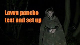 Lavvu poncho set up and test Lavvu poncho set up and test