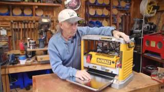 wood projects, tools, tool repairs, custom jigs, basic wood shop work, wood tools, DeWalt Planer, how to,