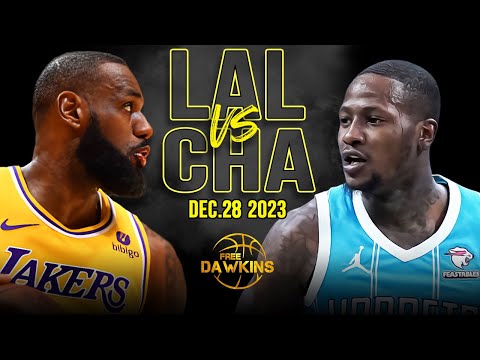 Los Angeles Lakers vs Charlotte Hornets Full Game Highlights | December 28, 2023 | FreeDawkins