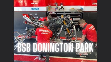 BSB Donington Round 3 I Garage tour I Pit Lane walk