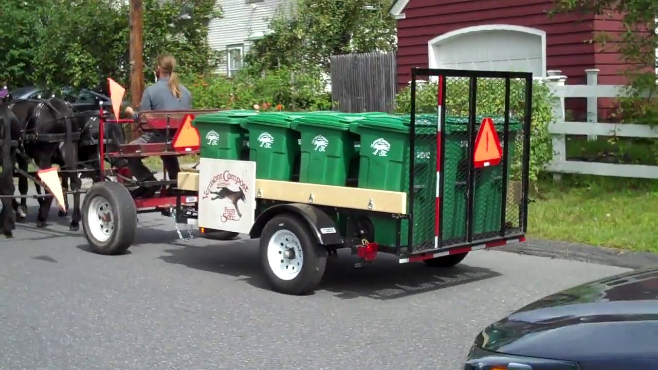 Montpelier, VT Slow Going Vermont Compost Donkey Cart YouTube