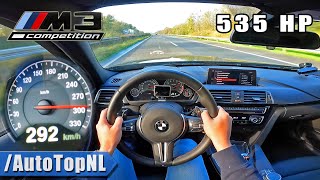535HP BMW M3 Competition F80 *FAST* on AUTOBAHN [NO SPEED LIMIT] by AutoTopNL
