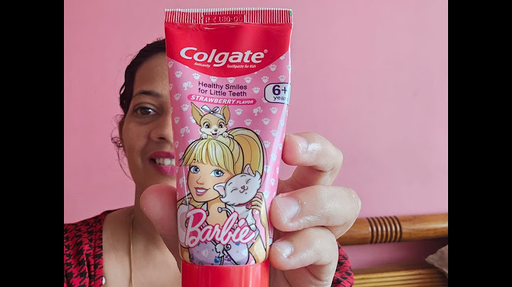 Colgate Barbie Toothpaste Review 🦷🍓 | Best Kids Toothpaste with Strawberry Flavor!