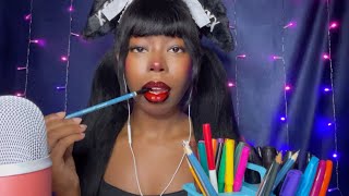 ASMR| Art Student who Can't draw does your Portrait 🎨🖌️ roleplay