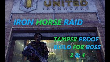 The Division 2 Iron Horse Raid Build for BOSS 2 & 4