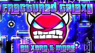 Geometry Dash - Fractured Galaxy 100% GAMEPLAY Online (Xaro & more) HARD DEMON screenshot 5