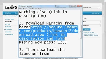 Rising WoW 4.0.6 How To Connect