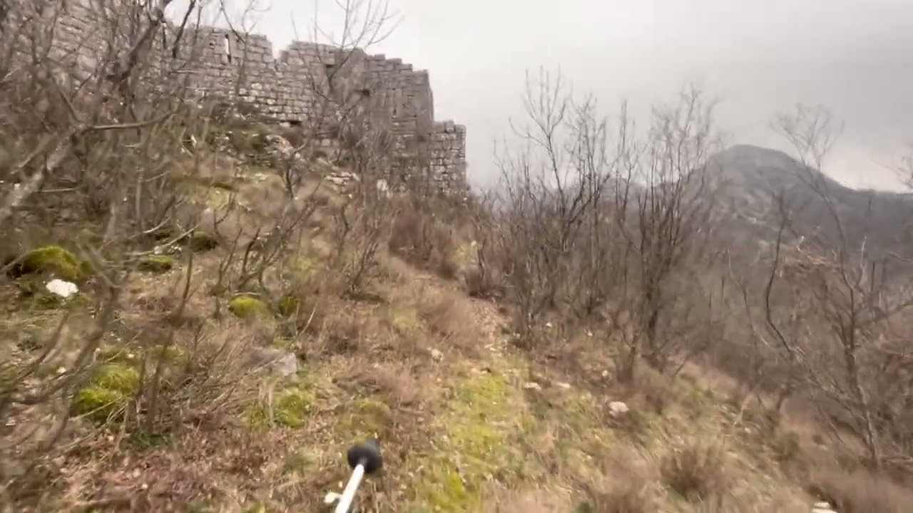 Vranovo brdo,tvrđava Sveti Andrija 743 mnv,opština Kotor,02,03,26!