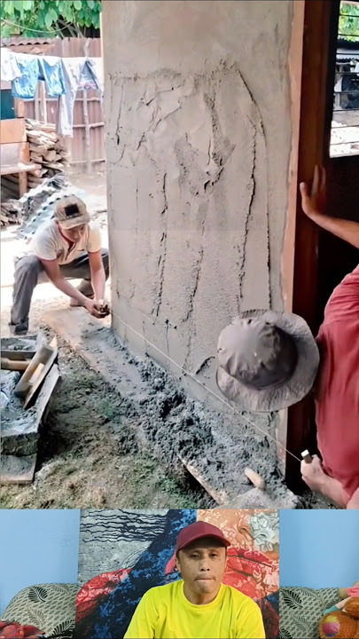 Technique Plastering 🧵 #cementplastering #shortsfeed
