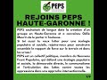 Rejoins PEPS Haute-Garonne !