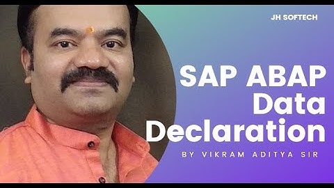 SAP ABAP Data Declarations ,Elementary