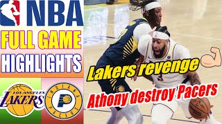 Los Angeles Lakers vs Indiana Pacers [FULL GAME] QTR Mar 29, 2024 | NBA Highlights 2024