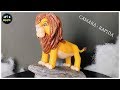 🦁 Haciendo a SIMBA [EL REY LEON] ~ PORCELANA FRIA/PLASTILINA