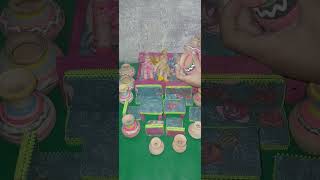 satisfying with unboxing #colr full 😍 miniature barbie  bad set toys #asmr #shorts