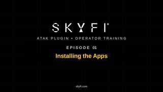 How To Install The Skyfi Plugin For Atak Operator Training Ep01