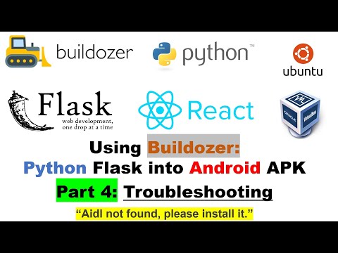Using Buildozer:Python Flask