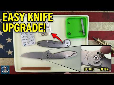 Upgrading My Favorite Knife with Skiff Bearings | Full Build