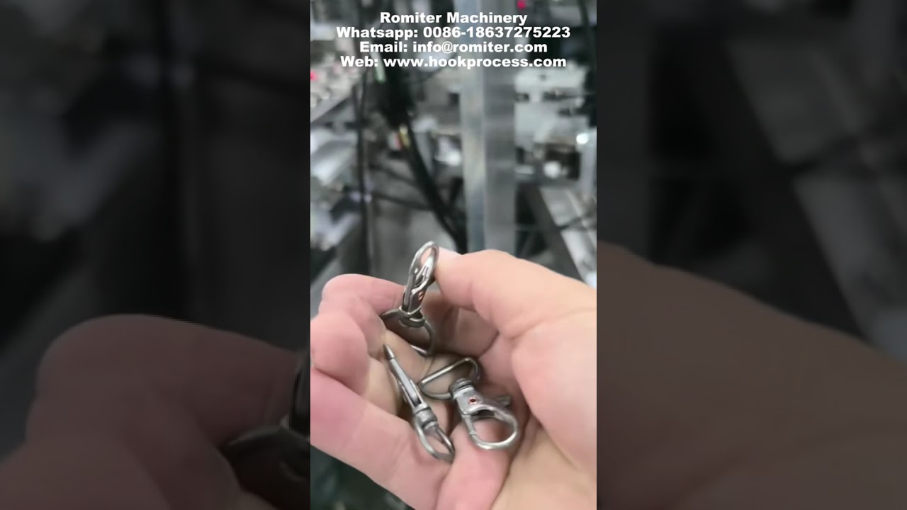 Automatic Trigger Swivel Snap Hook Assembling Making Machine