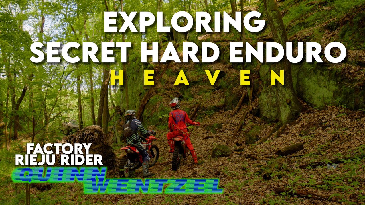 Exploring SECRET HARD ENDURO HEAVEN w/ Factory Rieju rider Quinn Wentzel