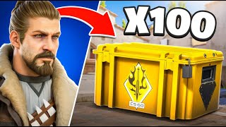 100 SPECTRUM CASE OPENING! (CS2 UNBOXING)