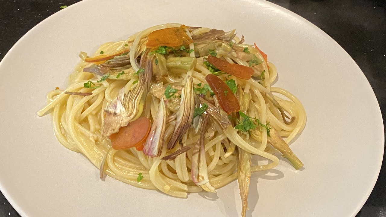 Spaghetti Carciofi e Bottarga