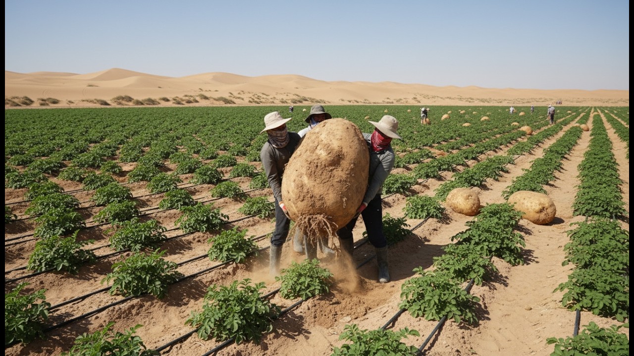 It’s Crazy, These Delicious Dishes Are Made From Potatoes Grown In The Desert.