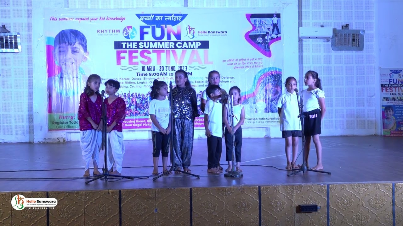 A B C D Group Singing Fun Festival The Summer Camp 2024