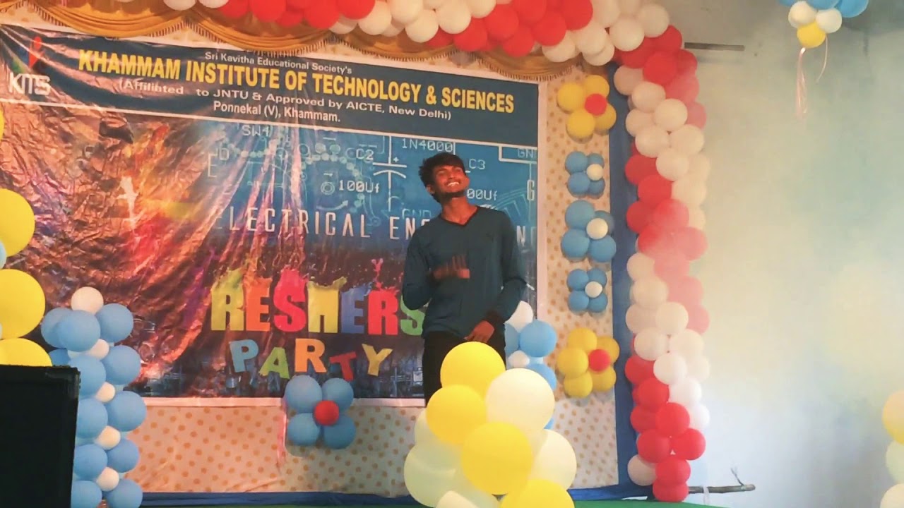 Khammam kits eee freshers party YouTube