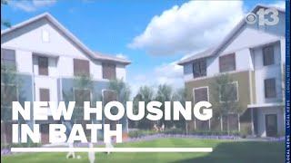 Construction underway for dozens of homes for Bath Iron Works employees
