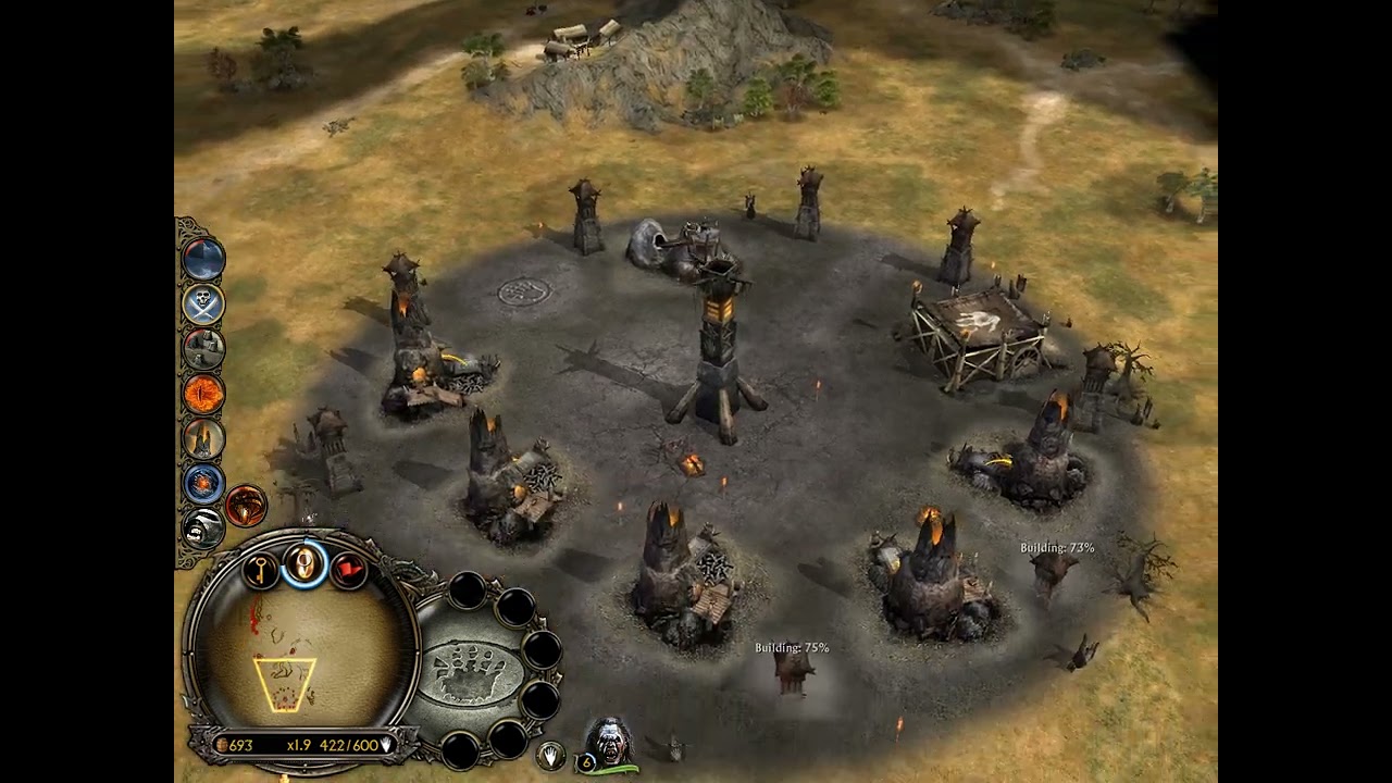 LOTR Battle For Middle Earth Walkthrough Evil Campaign [Hard] - (20) West Emnet