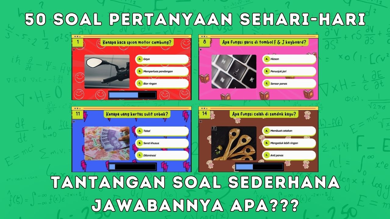 JAWAB SOAL SOAL INI UNTUK MENAMBAH PENGETAHUAN KAMU!!!