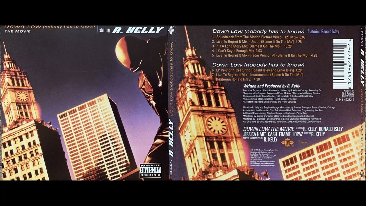 Download R. Kelly / Ronald Isley (6. Down Low (Nobody Has To Know) - LP Version - Ernie Isley) CD Maxi-Single