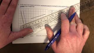 Constructing parallel lines with given line segments. Profile