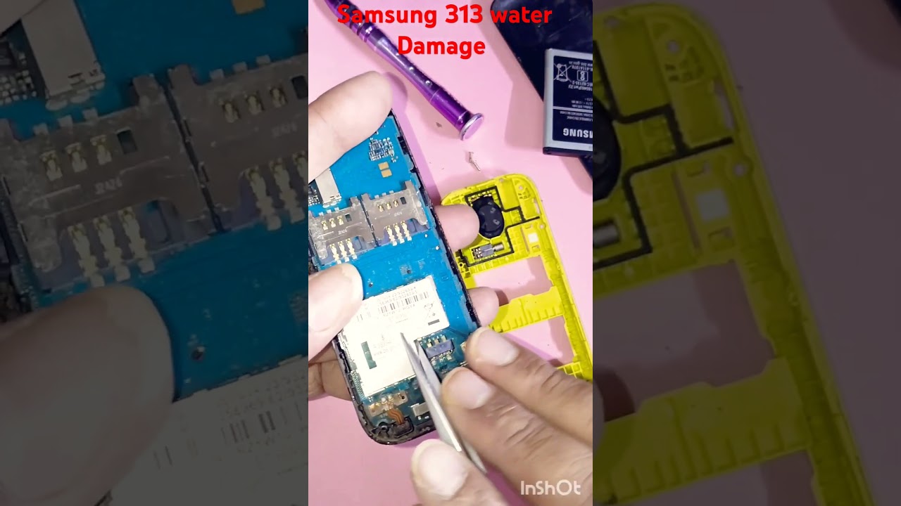 Samsung 313 water Damage. Samsung dead solution 