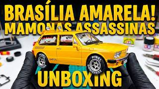 Miniatura Brasília Amarela,(1979) Mamonas Assassinas 1:24 California Classics.
02/03/26, 30 Anos da partida dos nossos heróis.
Miniatura de Carro Volkswagen Brasília, do ano 1979, homenagem a banda Mamonas Assasinas, da série California Classics, na escala 1:24.
Produzida em metal com partes plásticas, apresenta alto grau de detalhamento, pneus emborrachados e pintura na cor amarelo.
Dimensões aproximadas: (Comp x Alt x Larg).
Rodas giram (não esterçam).
Miniatura selada (não abre compartimentos). Miniatura Brasília Amarela,(1979) Mamonas Assassinas 1:24 California Classics.
