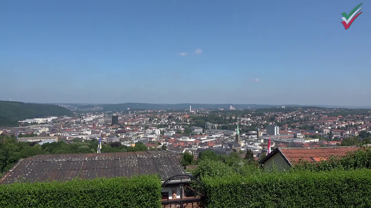 Probealarm Sirenentest in Hagen bei strahlendem Sonnenschein - 2 Kameras = 2 Perspektiven = 2 Sounds