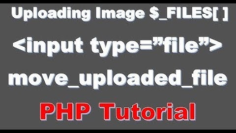 Beginner PHP Tutorial -55- move uploaded file function in PHP(Urdu/Hindi)