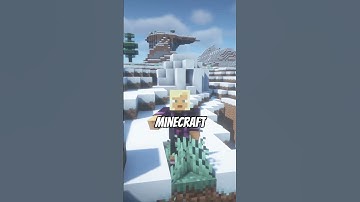 Igloos Hide a Secret Trick in Minecraft You Never Noticed! 🏠#minecraft #shorts