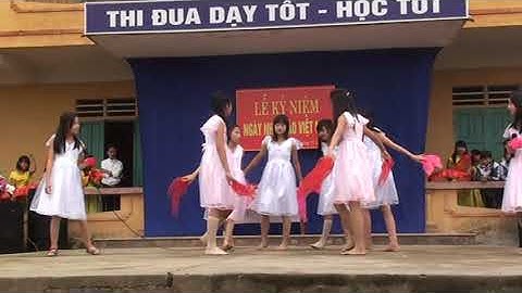 Múa hát lời thầy cô 9A2 THCS Văn Lang