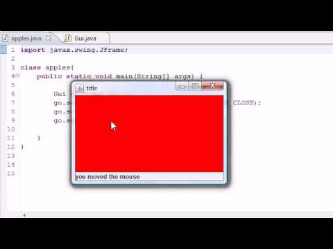 Java Programming Tutorial   76   MouseMotionListener interface