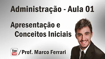 Quais são as matérias do curso de Administração?