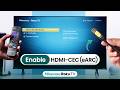 HiSense Roku TV: Enable HDMI-CEC, ARC &amp; eARC [One Remote Control]