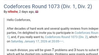 Codeforce round 1073 Div 2  and Leetcode Biweekly contest Live solution in c++