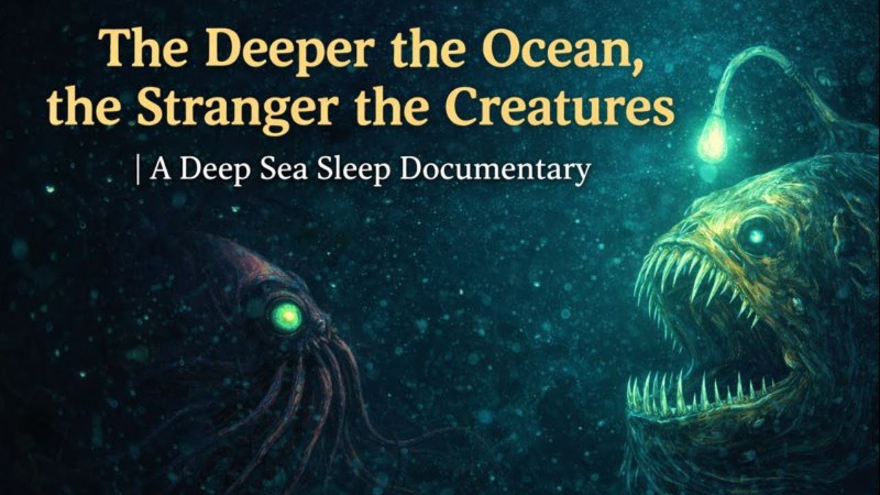 The Deeper the Ocean, the Stranger the Creatures | A Deep Sea Sleep Documentary