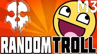 Random Guy Trolls Team Relentlessly! "Tell Your F**king Story!" (CoD Ghosts Trolling)