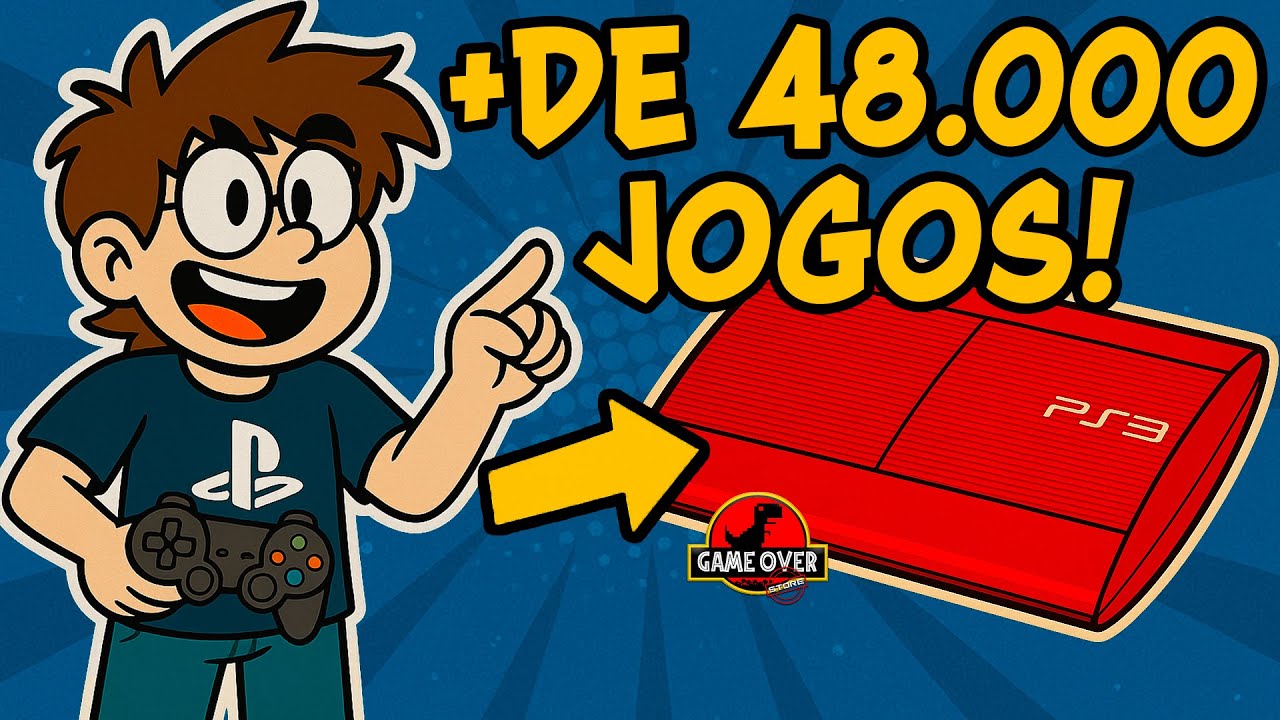 Testei o PS3 TUNADO da Game Over Store - VALE A PENA? Review Sincera